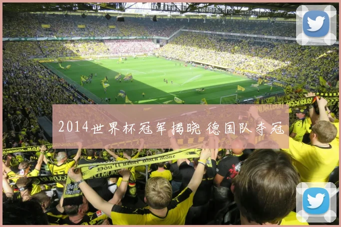 2014世界杯冠军揭晓 德国队夺冠