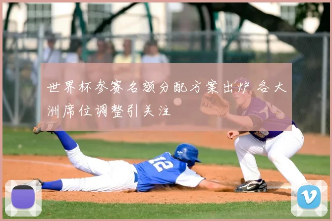 世界杯参赛名额分配方案出炉 各大洲席位调整引关注