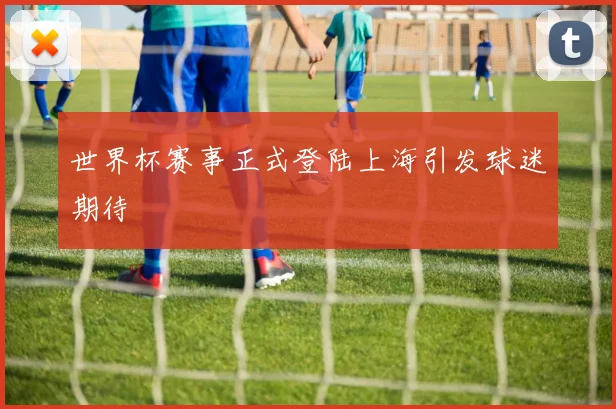 世界杯赛事正式登陆上海引发球迷期待